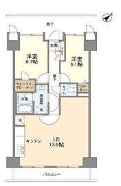 アウルコート南池袋 403 間取り図
