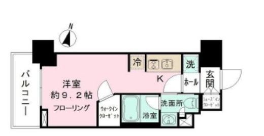 パークリュクス神田 3階 間取り図