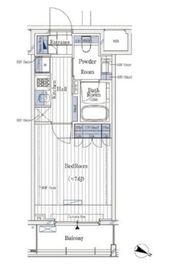 ガリシア新宿North 3階 間取り図
