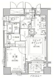 アクシア日本橋 15階 間取り図