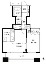 グランスイート虎ノ門 15階 間取り図