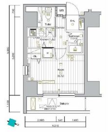 シーネクス本駒込 6階 間取り図