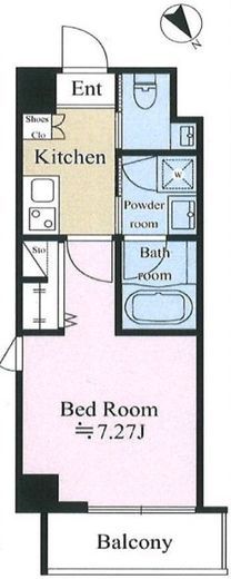 クレストハウス小石川 201 間取り図