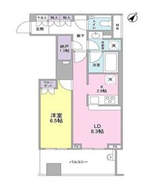 クロスエアタワー 20階 間取り図