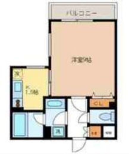 ミリアレジデンス桜新町 1階 間取り図
