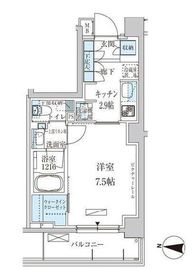 パークアクシス池上 308 間取り図