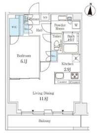 ラティエラ練馬 1009 間取り図