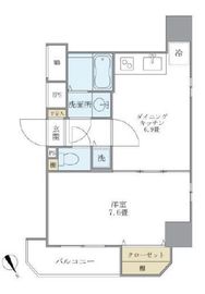 KDXレジデンス元浅草 202 間取り図