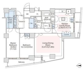 ラ・トゥール汐留 4706 間取り図