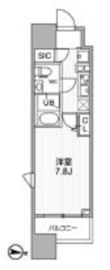 ALTERNA亀戸 (オルタナ亀戸) 601 間取り図