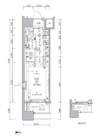 ALTERNA亀戸 (オルタナ亀戸) 401 間取り図