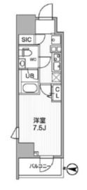 ALTERNA亀戸 (オルタナ亀戸) 405 間取り図
