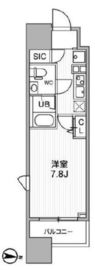 ALTERNA亀戸 (オルタナ亀戸) 501 間取り図