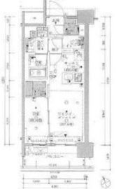リビオ蒲田ザ・ゲート 3階 間取り図