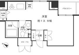 パークハウス渋谷山手 8階 間取り図