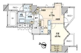 ジオ一番町 4階 間取り図