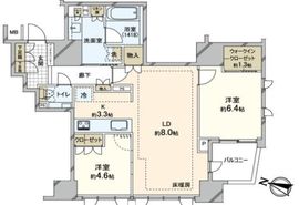 ジオ一番町 4階 間取り図