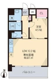 ソルジェンテ中野 1002 間取り図