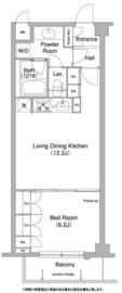 コンフォリア目黒長者丸 204 間取り図