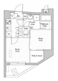 レジデンス北大塚 206 間取り図