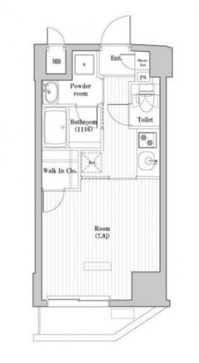 レジデンス北大塚 605 間取り図