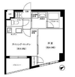 モアグランデ浜松町 5階 間取り図