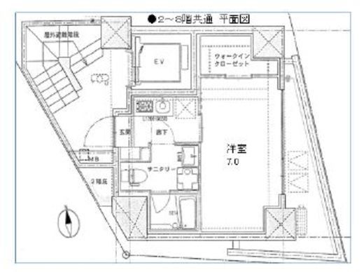 外苑キリンビル 301 間取り図
