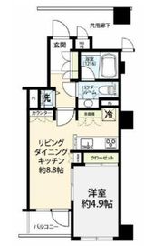 ミオカステーロ代々木 2階 間取り図