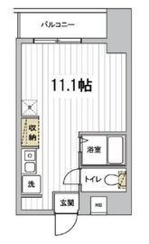 エスモア銀座イースト 804 間取り図