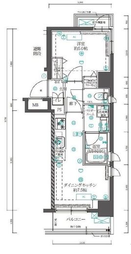 ALTERNA錦糸町 (オルタナ錦糸町) 204 間取り図