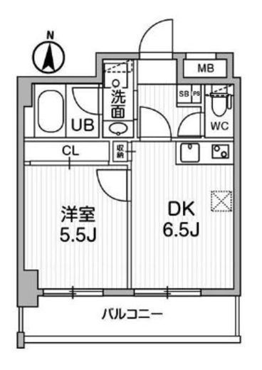 ALTERNA錦糸町 (オルタナ錦糸町) 303 間取り図