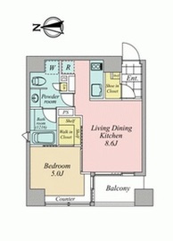 OZIO大手町 1201 間取り図