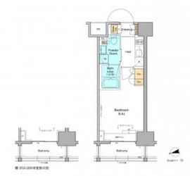 プラウドフラット西早稲田 903 間取り図