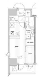 アークマーク大森町アジールコート 1401 間取り図