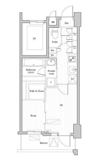 アークマーク大森町アジールコート 604 間取り図