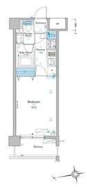 ルフォンプログレ赤羽 306 間取り図
