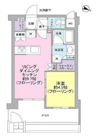 リシャール目黒碑文谷 1階 間取り図