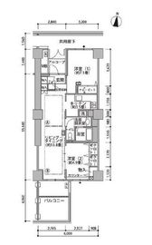 東雲キャナルコートCODAN 21-708 間取り図