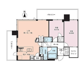 シティタワーズ東京ベイ 25階 間取り図