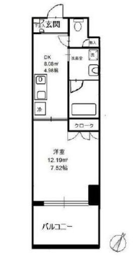 パークホームズ武蔵小山 3階 間取り図