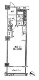 アクティ目黒駅前 1号棟 510 間取り図