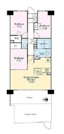 マークフォレスト元住吉 1階 間取り図