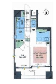 ソルフィエスタ御徒町 4階 間取り図