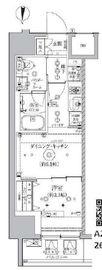 アルテシモ クレルトルテ 6階 間取り図