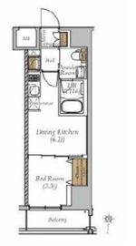 アルテシモ クレルトルテ 5階 間取り図
