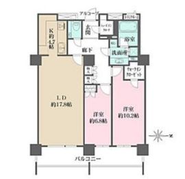 コスモポリス品川 37階 間取り図