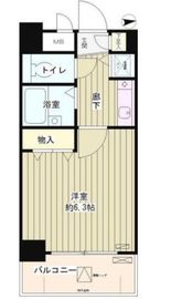 パークヒルズ落合 404 間取り図