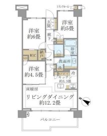 ブリリア大山パークフロント 5階 間取り図