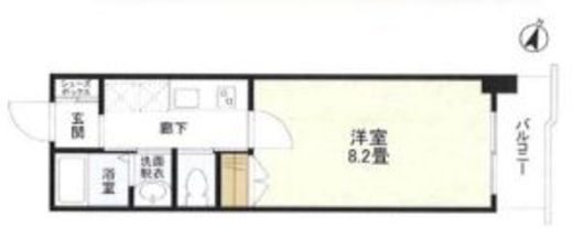 GLOIRE東品川 (グロワール東品川) 204 間取り図