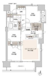 ザ・パークハウス本郷 4階 間取り図